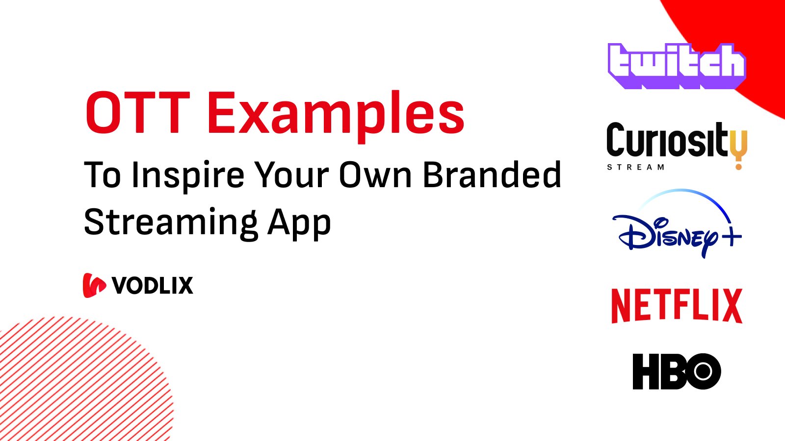 OTT Examples to Inspire Your Own Branded Streaming App